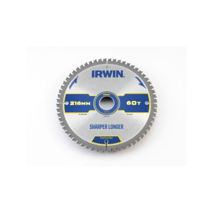 IRWIN Sägeblatt für Holz 216 x 30 mm / 60T