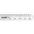VOREL Lineal 150 mm Aluminium