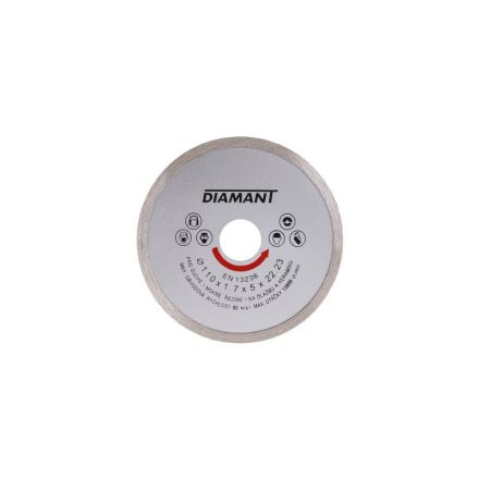DIAMANT Diamant-Trennscheibe 110 x 1,7 x 5,0 x 22,2 mm durchgehend