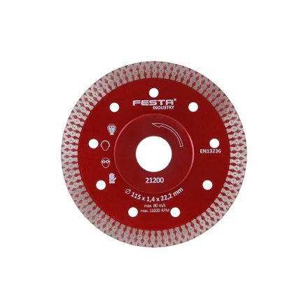 FESTA Diamant-Trennscheibe 115 x 1,4 x 22,2 mm Turbo