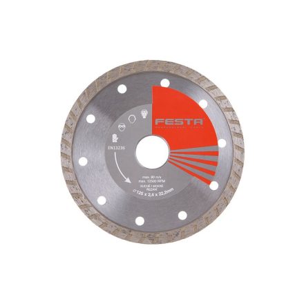 FESTA Diamant-Trennscheibe 125 x 2,4 x 22,2 mm Turbo
