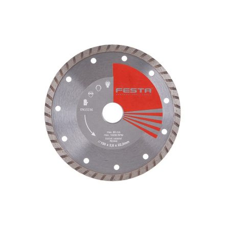 FESTA Diamant-Trennscheibe 150 x 2,6 x 22,2 mm Turbo
