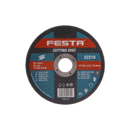 FESTA Trennscheibe für Metall 125 x 2,5 x 22,2 mm