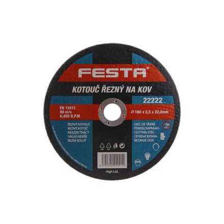 FESTA Trennscheibe für Metall 180 x 2,5 x 22,2 mm