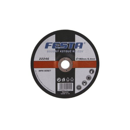 FESTA Reinigungsscheibe für Metall 180 x 6,4 x 22 mm