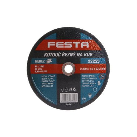 FESTA Trennscheibe für Metall 230 x 1,6 x 22,2 mm