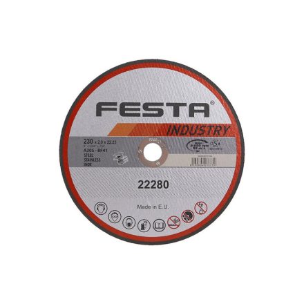 FESTA INDUSTRY Trennscheibe für Metall 230 x 2,0 x 22,2 mm