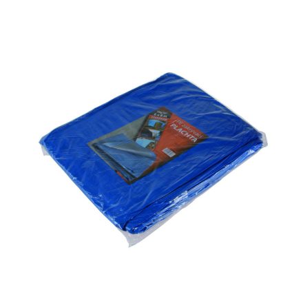 Standard Abdeckplane 48 m2 (6 x 8 m) 70 g/m2 blau