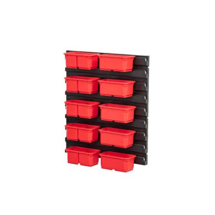 QBRICK SYSTEM ONE Aufbewahrungsbox + QBRICK SYSTEM PRO Aufbewahrungsbox mit Wandhalterung