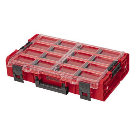 QBRICK SYSTEM ONE Organiser XL Rot Ultra HD mit langen Aufbewahrungsboxen