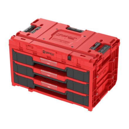 QBRICK SYSTEM ONE Rot Ultra HD Werkzeugkasten Vario 200