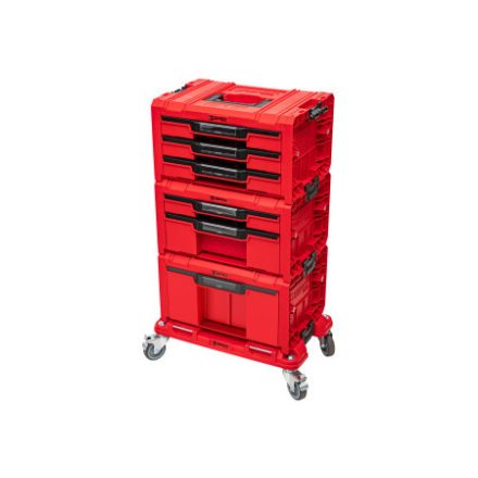 QBRICK SYSTEM PRO Werkzeugkoffersystem mit Schubladen 6 Red Ultra HD