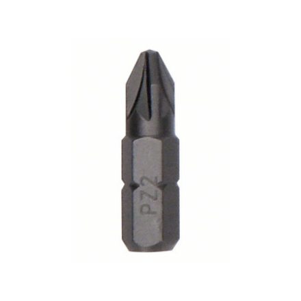 BOSCH Bitspitze PZ2 x 25 mm 1/4" in Tic Tac Box Extra Hard (25 Stück)