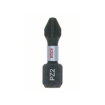 BOSCH Bitspitze PZ2 x 25 mm 1/4" in Tic Tac Box Impact Control (25 Stück)