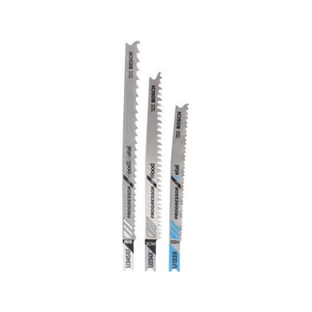 BOSCH Stichsägeblatt-Set 3-teilig U-Aufnahme (Holz, Metall)
