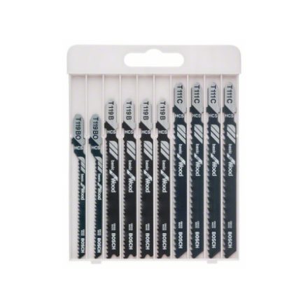 BOSCH Stichsägeblatt-Set 10-teilig T-Aufnahme für Holz