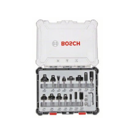 BOSCH Fräser-Set Aufnahme: 8 mm, 15 Stück