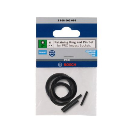 BOSCH PRO Sicherungsring und Stift für 1/2" Steckschlüssel