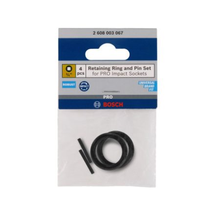 BOSCH PRO Sicherungsring und Stift für 3/4" Steckschlüssel