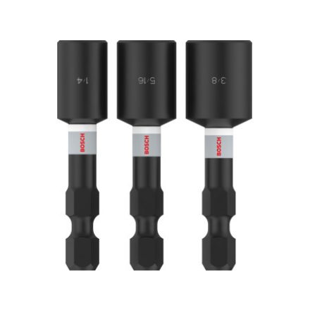 BOSCH PRO Impact Schrauber Set 3-teilig 50 mm (1/4" / 5/16" /  3/8") 1/4" Hex