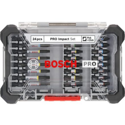BOSCH PRO Impact-Bitsatz 24-teilig 1/4" Hex