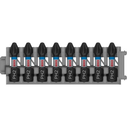 BOSCH PRO Bit-Spitze PH2 x 8 Stück / 25 mm Pick & Click