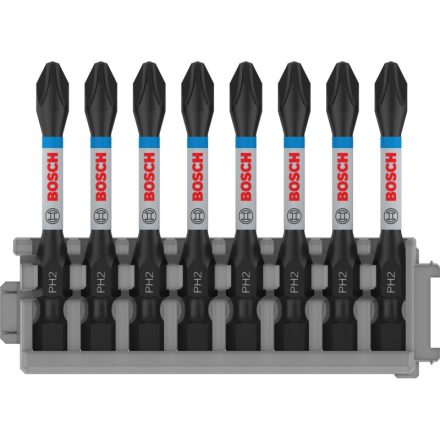 BOSCH PRO Bitspitze PH2 x 8 Stück / 55 mm Pick & Click