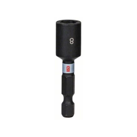 BOSCH Schraubendreher 8 x 50 mm 1/4" Sechskant mit magnetischer Schlagkontrolle