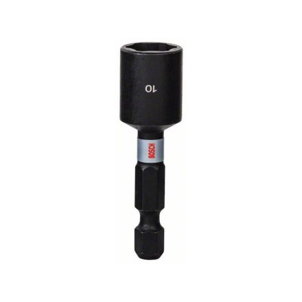 BOSCH Schraubendreher 10 x 50 mm 1/4" Sechskant mit magnetischer Schlagkontrolle