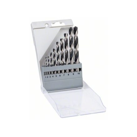 BOSCH Schraubenbohrer-Set 10-teilig 1,0 - 10,0 mm HSS PointTeQ