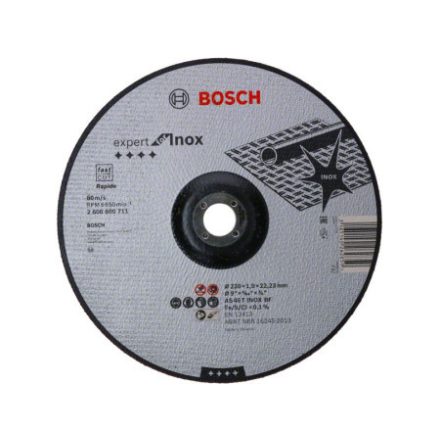 BOSCH Trennscheibe für Metall 230 x 1,9 x 22,2 mm Expert für Inox gebogen AS 46 T INOX BF