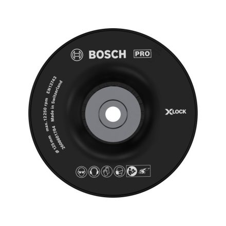 BOSCH PRO Gummischeibe hart 125 mm / M14