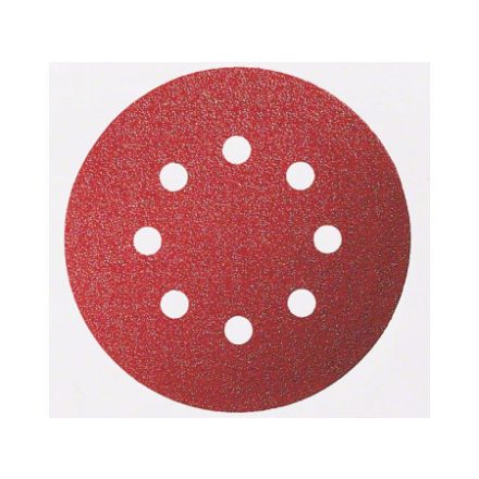 BOSCH Klettschleifblatt 125 mm / P180 8 Löcher (5 Stück)