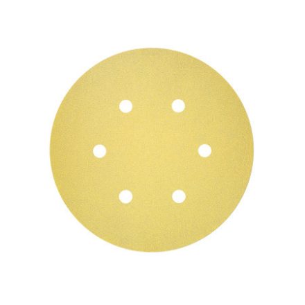BOSCH Klett-Schleifblatt 150 mm / P120 6 Löcher C450 (50 Stück)