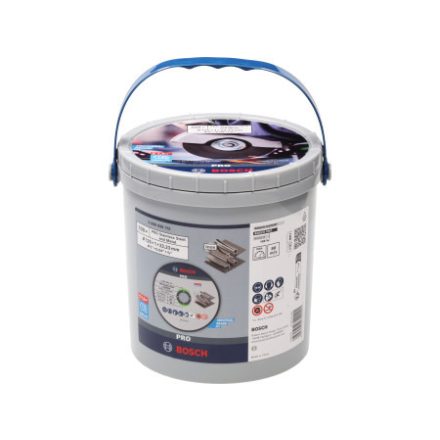 BOSCH PRO Trennscheibe für Inox/Metall 125 x 1,0 x 22,2 mm St. Steel & Metal Eimerpackung (100 Stück)