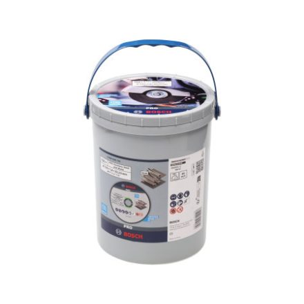 BOSCH PRO Trennscheibe inox/Metall 125 x 1,6 x 22,2 mm St. Steel & Metal im Eimer (100 Stück)