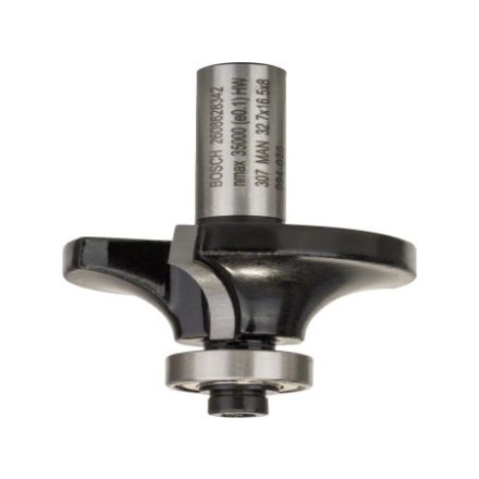 BOSCH Hartmetall-Rundungsfräser mit Kugellager 32,7 (r=10 mm) x 16,5 x 57 x 8 mm