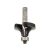 BOSCH Hartmetall-Viertelstabfräser mit Kugellager 36,7 (r=12 mm) x 19 x 60 x 8 mm