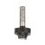 BOSCH Hartmetall-"E"-Profilfräser mit Kugellager 25,4 (r=6,3 mm) x 14 x 46 x 8 mm