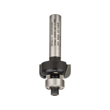 BOSCH Hartmetall Kugellager Hohlfräser 20,7 (r=4 mm) x 9 x 53 x 8 mm