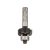 BOSCH Hartmetall Kugellager Hohlfräser 20,7 (r=4 mm) x 9 x 53 x 8 mm