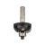 BOSCH Hartmetall-Hohlzylinderfräser mit Kugellager 32,7 (r=10 mm) x 14 x 55 x 8 mm
