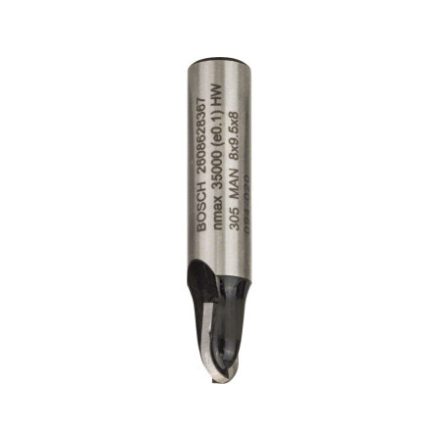 BOSCH Hartmetall-Hohlkehlfräser 8,0 (r=4 mm) x 9,2 x 40 x 8 mm