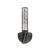 BOSCH Hartmetall-Hohlkehlfräser 20,0 (r=10 mm) x 12,4 x 46 x 8 mm