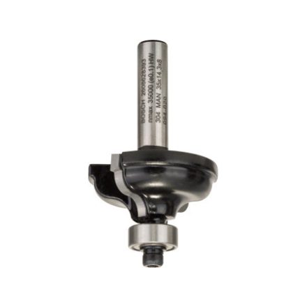 BOSCH Hartmetall-"A"-Profilfräser mit Kugellager 35,0 (r=4,8 mm) x 11 x 14,3 x 57 x 8 mm