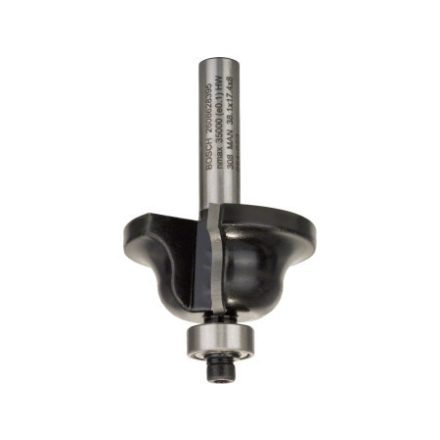 BOSCH Hartmetall-"B"-Profilfräser mit Kugellager 38,1 (r=6,3 mm) x 12,7 x 17 x 61 x 8 mm