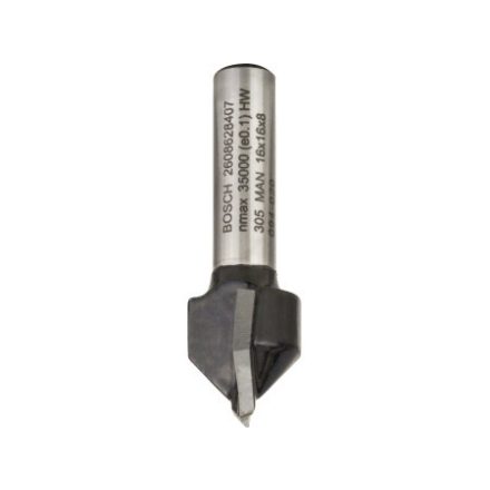 BOSCH Hartmetall V-Nutfräser 16,0 x 14 x 45 x 8 mm / 90°