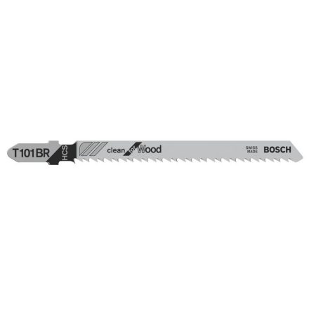 BOSCH Stichsägeblatt für Holz T 101 BR 100/2,5 mm (5 Stück)