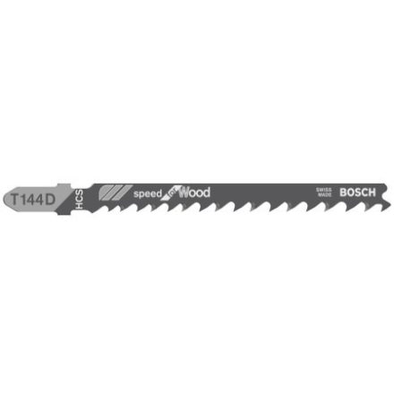 BOSCH Stichsägeblatt für Holz T 144 D 100/4,0-5,2 mm (5 Stück)
