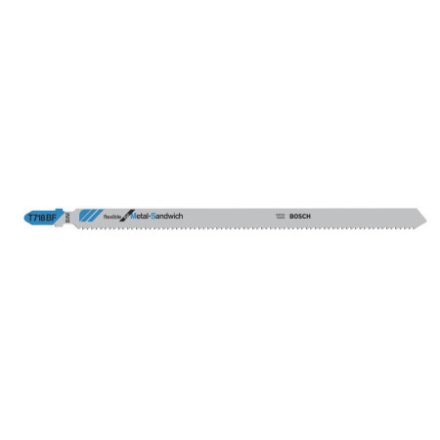 BOSCH Stichsägeblatt T 718 BF / 180 mm Bimetall, für Sandwichpaneele aus Metall (3 Stück)